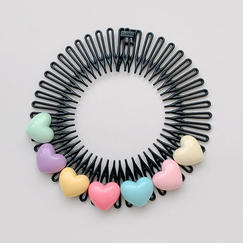 Unisex Cute Animal Fruit Resin Hair Comb for Baby and Girls