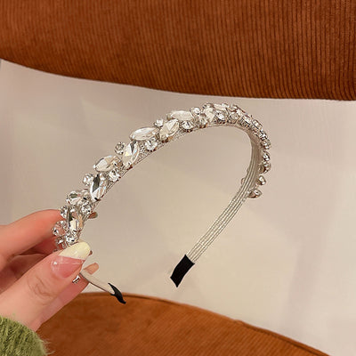 Women's Baroque Pearl & Rhinestone Embellished Hairband