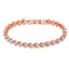 Full Heart-shaped Diamond Simple Crystal Zircon Alloy Bracelet