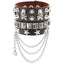 Punk Skull Multi-Layer Leather Rivet Bracelet