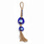 Evil Eye Alloy Keychain with Teardrop Pendant for Car Accessories