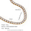 Simple Style Geometric Stainless Steel Necklace Plating Zircon Stainless Steel Necklaces