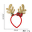 Christmas Reindeer Antler Headband Geometric Party Decorations