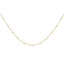 Simple Solid Color Stainless Steel O-Chain Necklace for Women