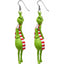 Cartoon Character Grinch Christmas Acrylic Drop Earrings