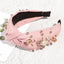 Fashion Pearl Rhinestone Knotted Headband