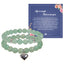 Simple Heart Shape Crystal Beaded Women's Bracelet Set