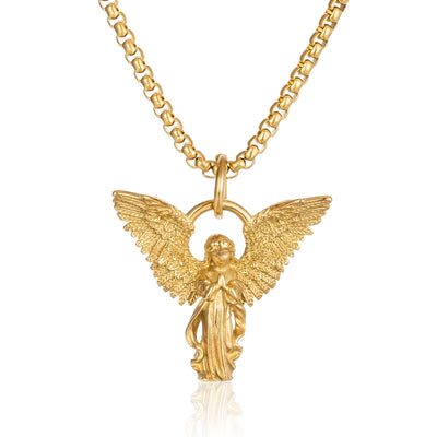 Casual Angel Angel Wings 304 Stainless Steel Unisex Pendant Necklace