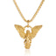 Casual Angel Wings Stainless Steel Unisex Pendant Necklace