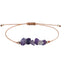 Pastoral Geometric Natural Crystal Stone Adjustable Women's Bracelet