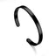 Fashion Letter Titanium Steel Plating Bangle 1 Piece