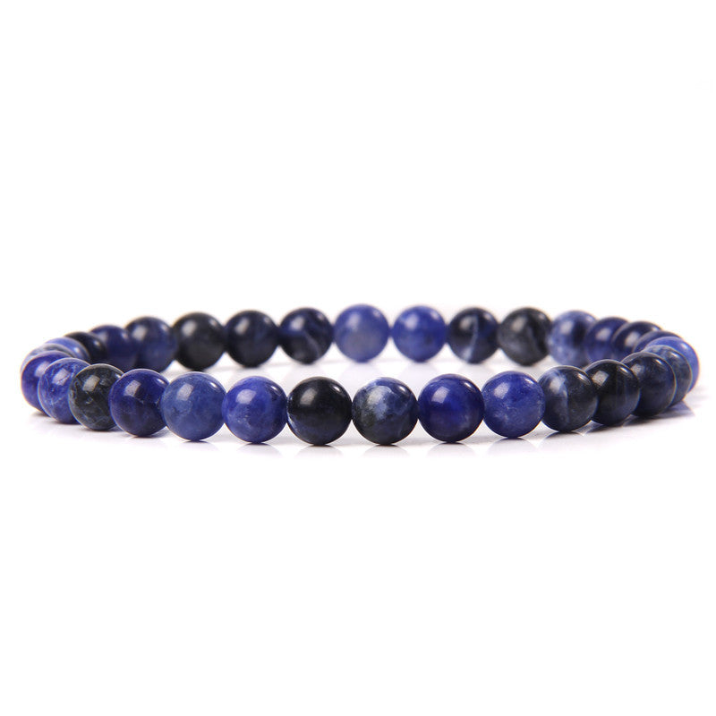 Fashion Natural Stone Crystal Agate Beaded Bracelet for Women