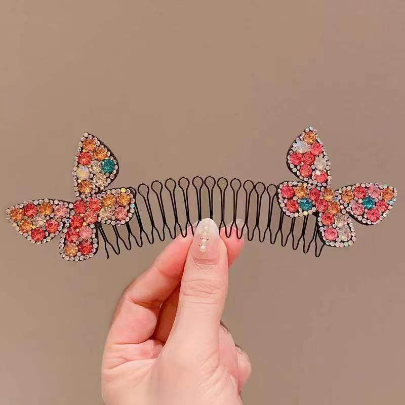 Lady Star Rhinestone Insert Comb for Hair Styling