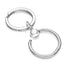 Cute Letter Titanium Steel Unisex Keychain Pendant