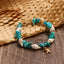 Hawaiian Marine Starfish Conch Shell Turquoise Bead Bracelets