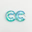 Aurora Candy Color Acrylic C-Shape Earrings for Women