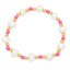 18k Gold Plated Baroque Pearl and Colorful Beaded Women's Bracelet