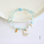 Fashion Animal Alloy Beaded Enamel Rabbit Bracelet for Women and Couples