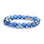 Retro Colorful Crystal Beaded Bracelet with Natural Stone and Glass Beads