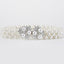 Elegant Vintage White Pearl Women's Chain Belt