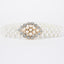 Elegant Butterfly Imitation Pearl Alloy Women's Chain Belt