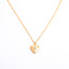 Retro Heart Shape 14k Gold Plated Birthstone Locket Necklace