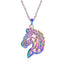 IG Style 18K Gold Plated Stainless Steel Horse Pendant Necklace