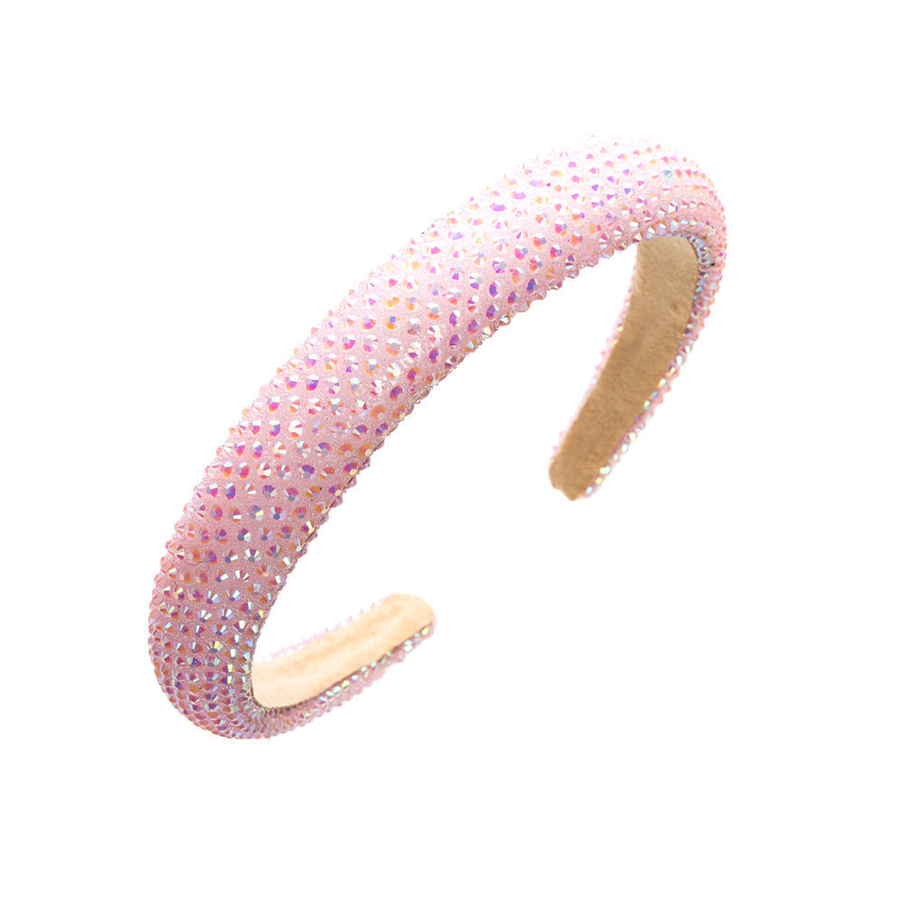 Casual Rhinestone Embellished Hair Band for Women