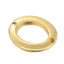 Oval and Round Stainless Steel Hollow Jewelry Accessories for DIY Necklaces, Earrings, Rings, and Pendants