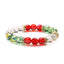 Ethnic Style Geometric Crystal Beaded Multicolor Unisex Bracelet