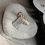 Fashion V-Shaped Diamond Heart Ring