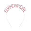 Birthday Princess Costume Set with Glitter Sash and Tiara Headband