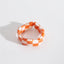 Simple Style Gradient Color Acrylic Resin Women's Fashion Ring