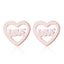 Simple Style Stainless Steel Letter Stud Earrings - Babygirl Angel Design