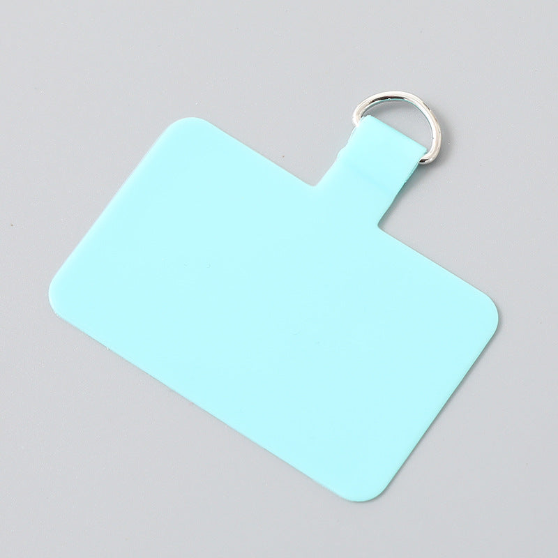 Casual Square TPU Mobile Phone Chain with Universal Anti-Loss Card Holder