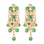 Elegant Retro Tassel Zinc Alloy Rhinestone Layered Chain Drop Earrings