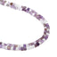 Natural Amethyst Abacus and Round Beads for DIY Jewelry Making Accessories