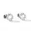 Simple Stainless Steel Geometric Small Ear Cuff and Clip Earrings