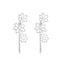 Hot Selling Simple Flower Earrings Hollow Small Flower Ear Clip Earrings