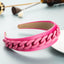 Pastoral Style Wide Color Chain Hairband