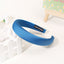 Retro Candy Color Wide Headband with Satin Finish