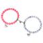 Classic Round Crystal Natural Stone Matching Bracelets Set