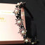 Simple Style Rhinestone Pearl Hair Band with Butterfly and Flower Design