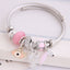 Fashion Metal Owl Eye Crystal Tassel Adjustable Bangle Bracelet