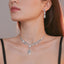 Elegant Crystal Rhinestone Necklace and Earring Set