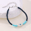 IG Style Modern Classic Blue Crystal Evil Eye Beaded Women's Bracelet 2024 Collection