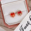 1 Pair Elegant Flower Inlay Copper Zircon Stud Earrings