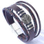 Handmade Romantic Life Tree Multi-Layer Braided Leather Unisex Wristband Bracelet