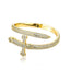 Cool Style Zircon Justice Sword Retro Bangle - Gold Unique Design for Men and Women