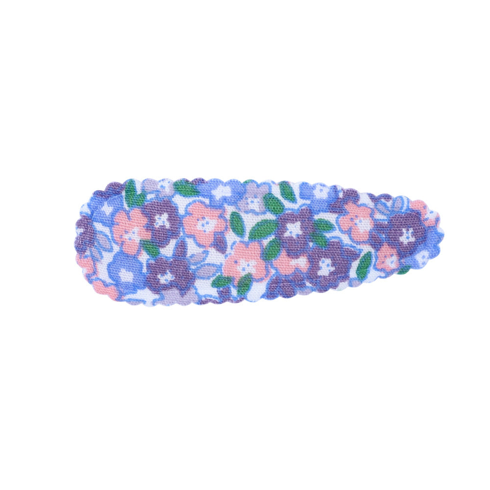 Cute Floral Fabric Hair Clip for Kids